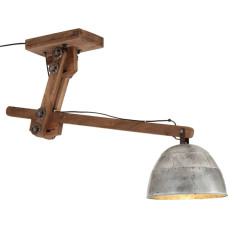 Vidaxl sienas lampa 25 W, vintāžas, sudraba krāsa, 105x30x65-108cm E27