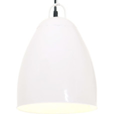 Vidaxl griestu lampa, industriāls dizains, balta, 25 W, 32 cm, E27