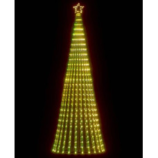 Vidaxl Ziemassvētku eglītes dekorācija, 475 LED, silti baltas, 247 cm