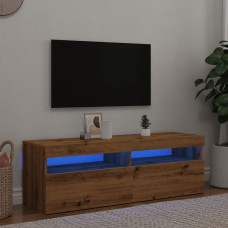 Vidaxl TV skapītis ar LED lampiņām, 120x35x40 cm, inženierijas koks