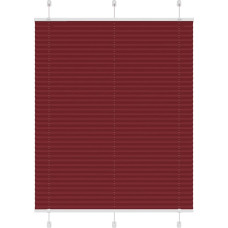 Vidaxl kroku žalūzija Bordo sarkana 105x100 cm auduma platums 104,4 cm