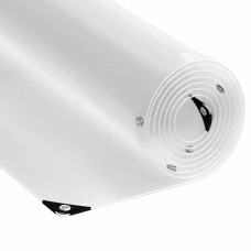 Vidaxl Augu pārsegs ar cilpām 1x4 m PVC