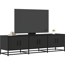 Vidaxl TV skapis Melns 150x35x41 cm Engineered Wood and Metal