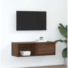 Vidaxl TV skapītis, ozolkoka krāsa, 80x31x25,5 cm, inženierijas koks