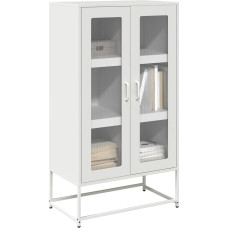 Vidaxl Highboard White 68x39x123 cm Tērauds