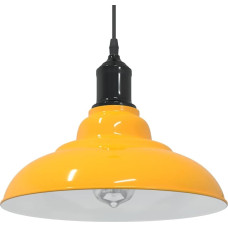 Vidaxl piekaramā lampa, regulējams augstums E27 spīdums dzeltens Ø31cm