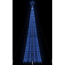 Vidaxl LED Ziemassvētku eglīte ar tapas 1534 LED Zila 500 cm