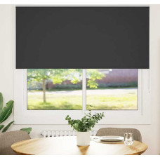 Vidaxl Rullo žalūzija Blackout Black 145x130 cm Auduma platums 141,6cm