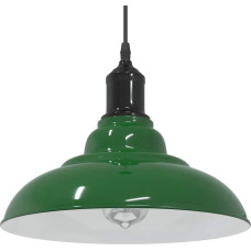 Vidaxl piekaramā lampa Regulējams augstums E27 Gloss Green Ø 31 cm