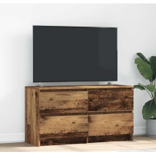 Vidaxl TV skapītis, 100x35x54 cm, koka krāsa, inženierijas koks