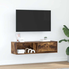 Vidaxl TV skapītis, ozolkoka krāsa, 100x31x25,5 cm, inženierijas koks