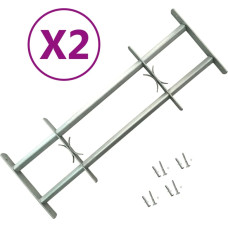 Vidaxl regulējamas logu drošības restes, 2 gab., 700-1050 mm