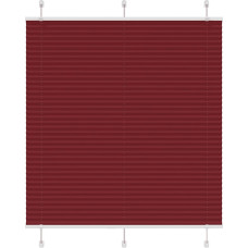 Vidaxl kroku žalūzija Bordo sarkana 120x150 cm auduma platums 119,4 cm