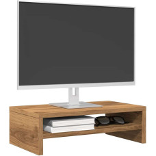 Vidaxl Monitora statīvs Artisan Oak 42x24x13 cm Engineered Wood