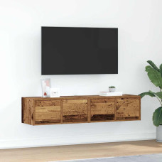 Vidaxl TV skapīši, 2 gab., veca koka, 60x31x25,5 cm, inženierijas koks