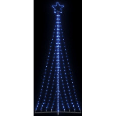 Vidaxl Ziemassvētku eglītes gaismiņas, 447 LED, zilas, 250 cm