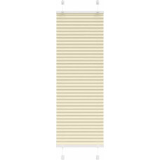 Vidaxl Pleated Blind Cream 40x100 cm Auduma platums 39,4 cm