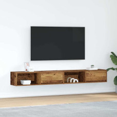 Vidaxl TV skapīši, 2 gab., veca koka 100x31x25,5 cm, inženierijas koks