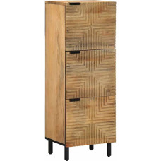 Vidaxl Highboard Brown 40x33x110 cm Masīvkoka Mango