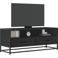 Vidaxl TV skapis Melns 100x34,5x40 cm Engineered Wood and Metal