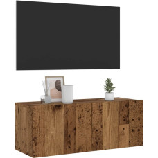 Vidaxl Sienas TV skapis Old Wood 80x30x30 cm Engineered Wood