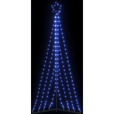 Vidaxl Ziemassvētku eglītes gaismiņas, 339 LED, zila, 180 cm