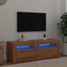 Vidaxl TV skapītis ar LED lampiņām, 120x35x40 cm, inženierijas koks