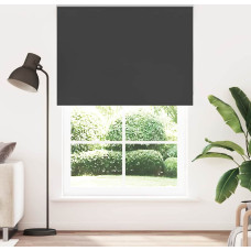 Vidaxl Rullo žalūzija Blackout Black 150x230 cm Auduma platums 146,6cm