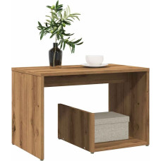 Vidaxl Sānu galdiņš Artisan Oak 59x36x38 cm Engineered Wood